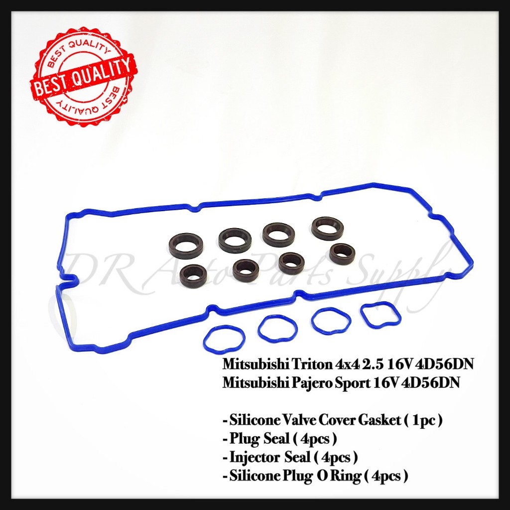 MITSUBISHI TRITON 4X4 2.5 16V 4D56D PAJERO SPORT (SILICONE) ฝาครอบวาล์ว GASKET / ซีลปลั๊ก / ซีล INJE