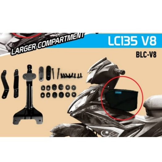 VELOZI กระเช้าพลาสติก PVC 135LC FI V8 LC135 V8 FI