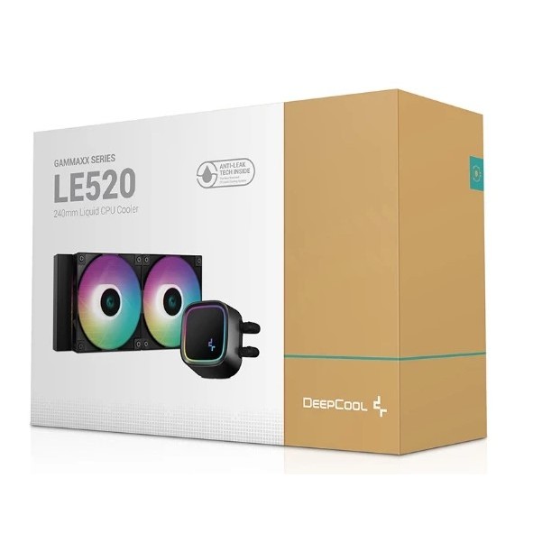 DEEPCOOL LE520 AIO ระบายความร้อนด้วยน้ํา (สีดํา/ขาว)