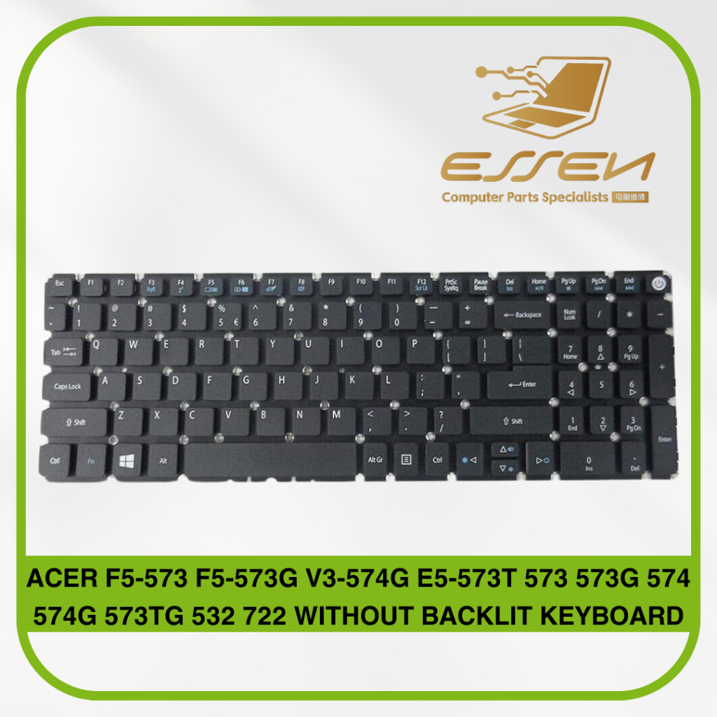 เปลี่ยนคีย์บอร์ดสําหรับ ACER F5-573 F5-573G V3-574G E5-573T 573G 574 574G 573TG 532 722 คีย์บอร์ด