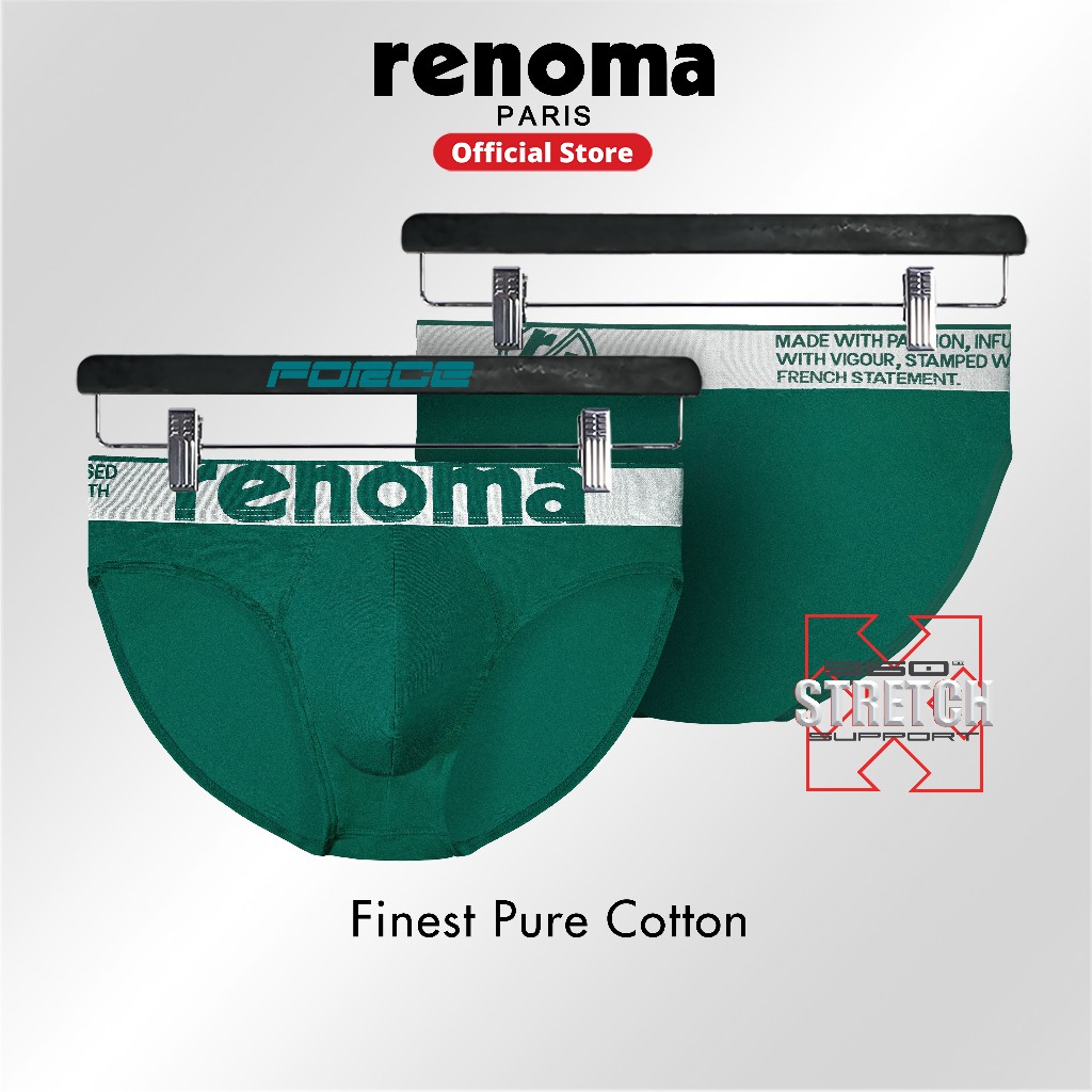 ชุดชั้นใน Renoma Force Cotton Brief (3 ชิ้น)