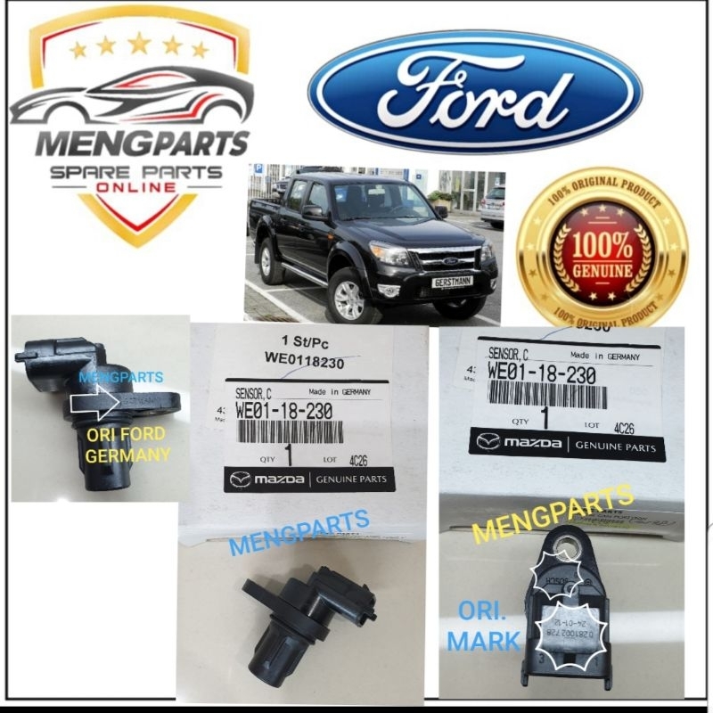 FORD RANGER T5 WE 2.5 16V & MAZDA BT50 WE 2.5 16V CAM SENSOR CAM SHAFT WE01-18-230