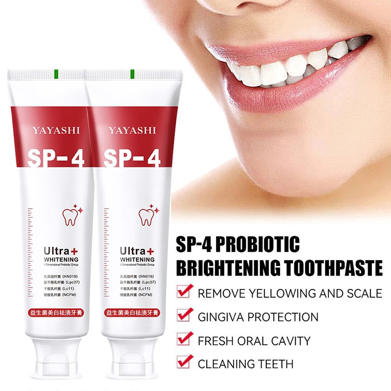 SP-4 ยาสีฟันโปรไบโอติก ยาสีฟันเอนไซม์ไวท์เทนนิ่ง ยาสีฟันในช่องปากสดแท้ SP-4 Ubat Gigi Probiotik