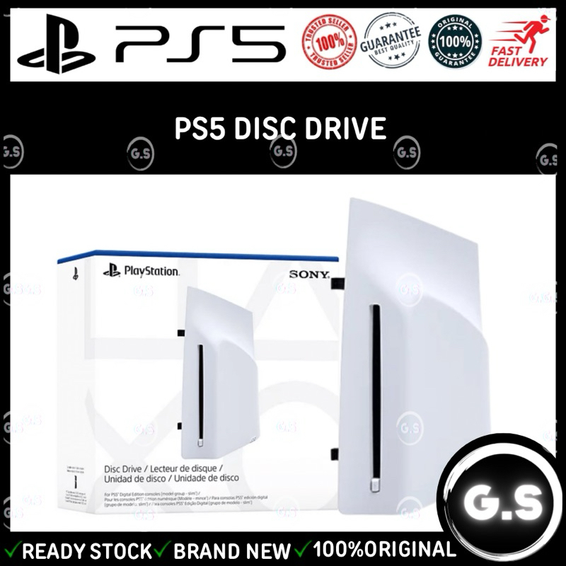 Sony PS5 Slim PlayStation 5 Slim Disc Drive สําหรับ Digital Edition