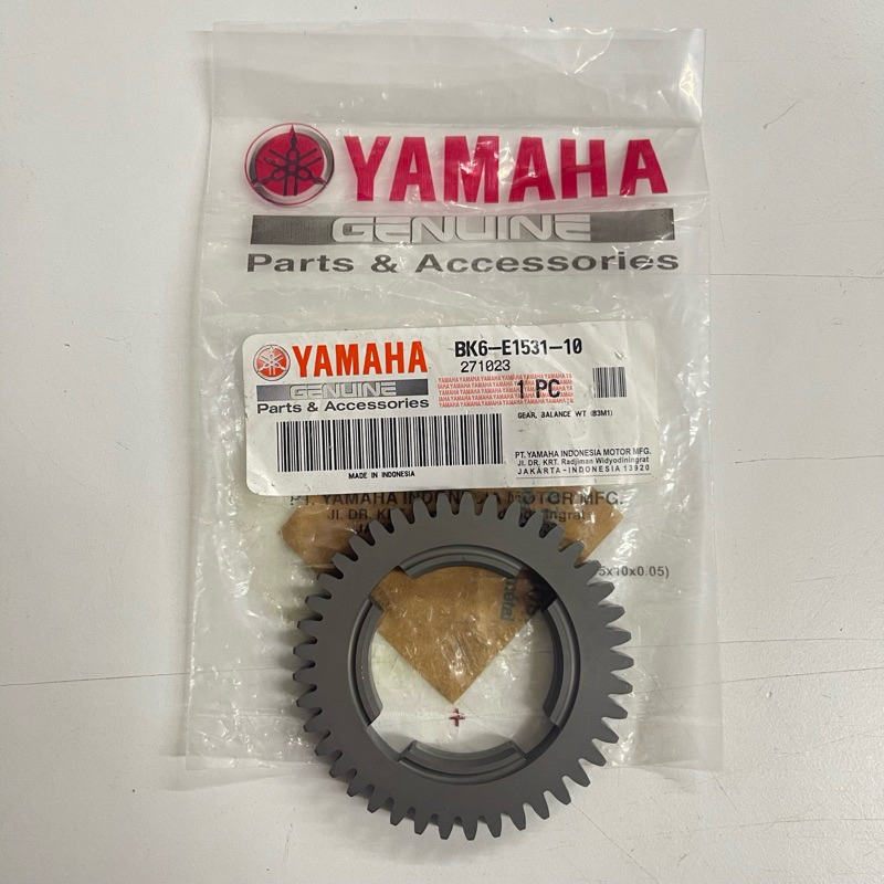 ENGINE BALANCER WEIGHT PEGIMBANG GEAR Y15ZR/R15 BK6-E1531-10 YAMAHA