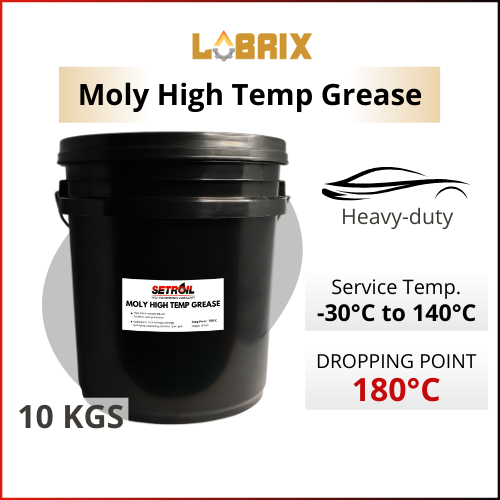 LUBRIX Setroil Moly Grease High Temp Grease 10 KGS Grease Drive Shaft Grease CV Joint Grease Bearing