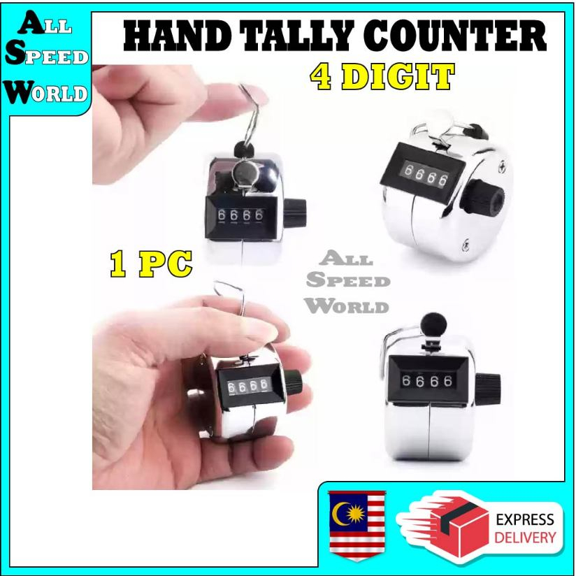 HAND TALLY COUNTER 4 DIGIT / HAND COUNTER / SUPPORT