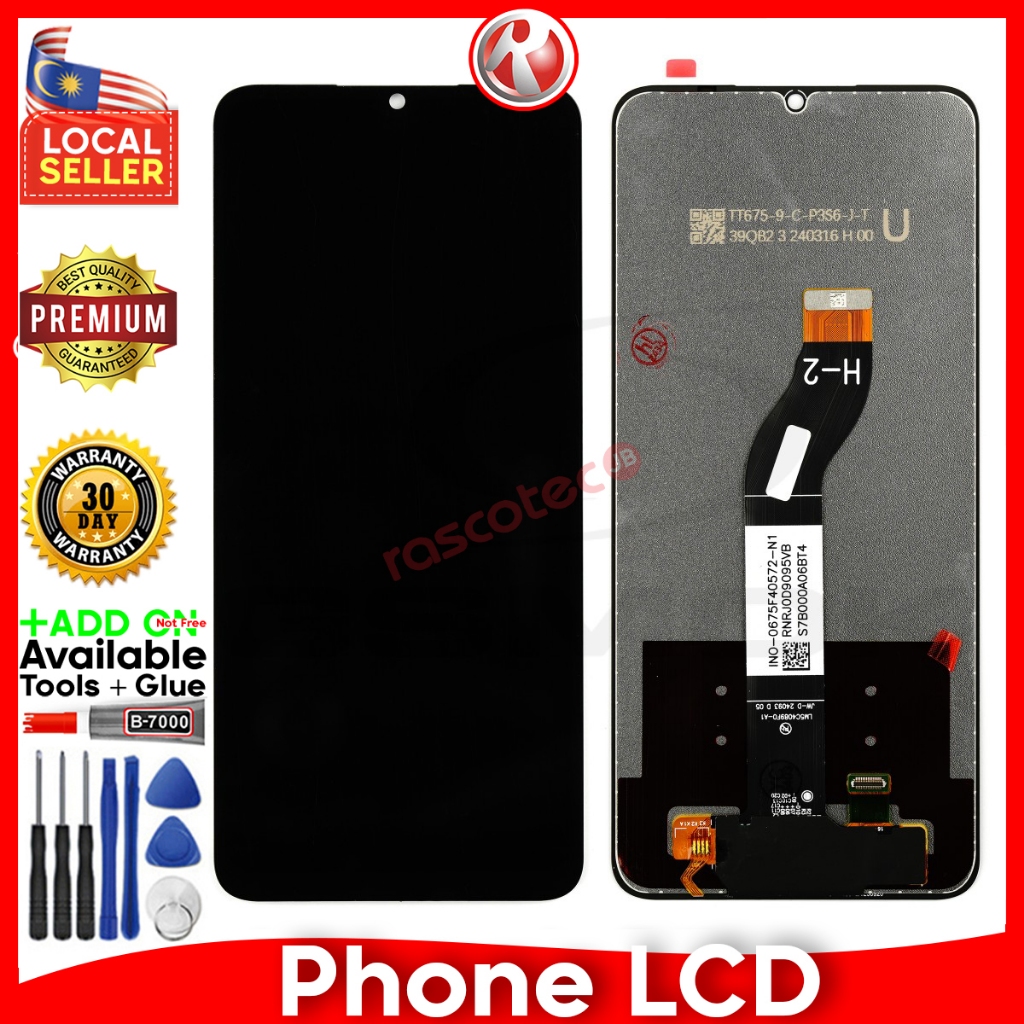 Redmi 13C 23100RN82L 23106RN0DA/ 13C 5G/ 13R 5G/ POCO C65/ M6 5G LCD หน้าจอสัมผัสจอแสดงผลDIGITIZER R