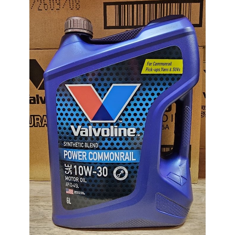 (VALVOLINE VALVOLINE 10W30(6LTR) POWER COMMONRAIL EMI SYNTHETIC BLEND ENGINE OIL