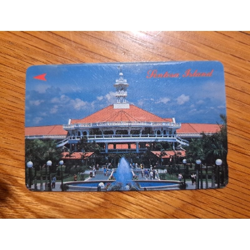 "Sentosa Island" SingTel Phonecard Telecom Public Phone Used Old Vintage Collectible