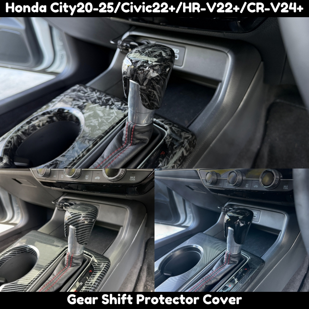 Honda City Gn2 20-25/Civic FE 22-25/HRV RV 22-25/CRV G6 24 + ฝาครอบคันเกียร์/ตัวป้องกันหัวเกียร์