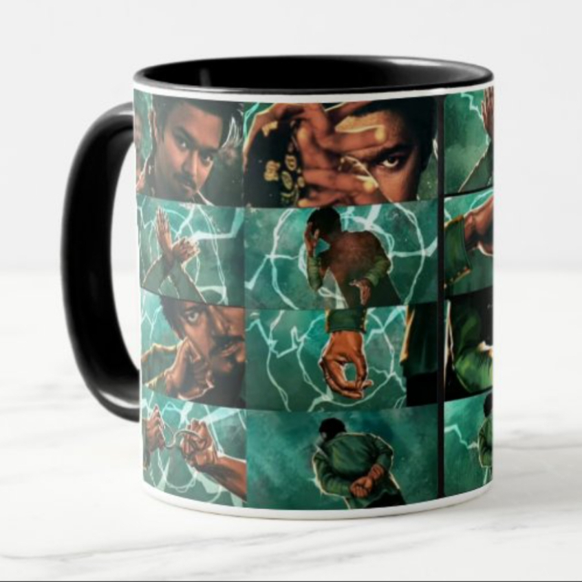 GOAT VIJAY VIJAY THALAPATHY แก้วที่กําหนดเองสํานักงานทํางานครัว UTENSIL DECOR COLLECTIBLE GAMING แก้