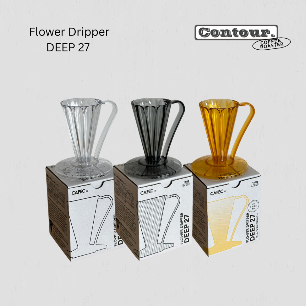 CAFEC จําหน่ายอย่างเป็นทางการ CAFEC Flower Dripper DEEP27