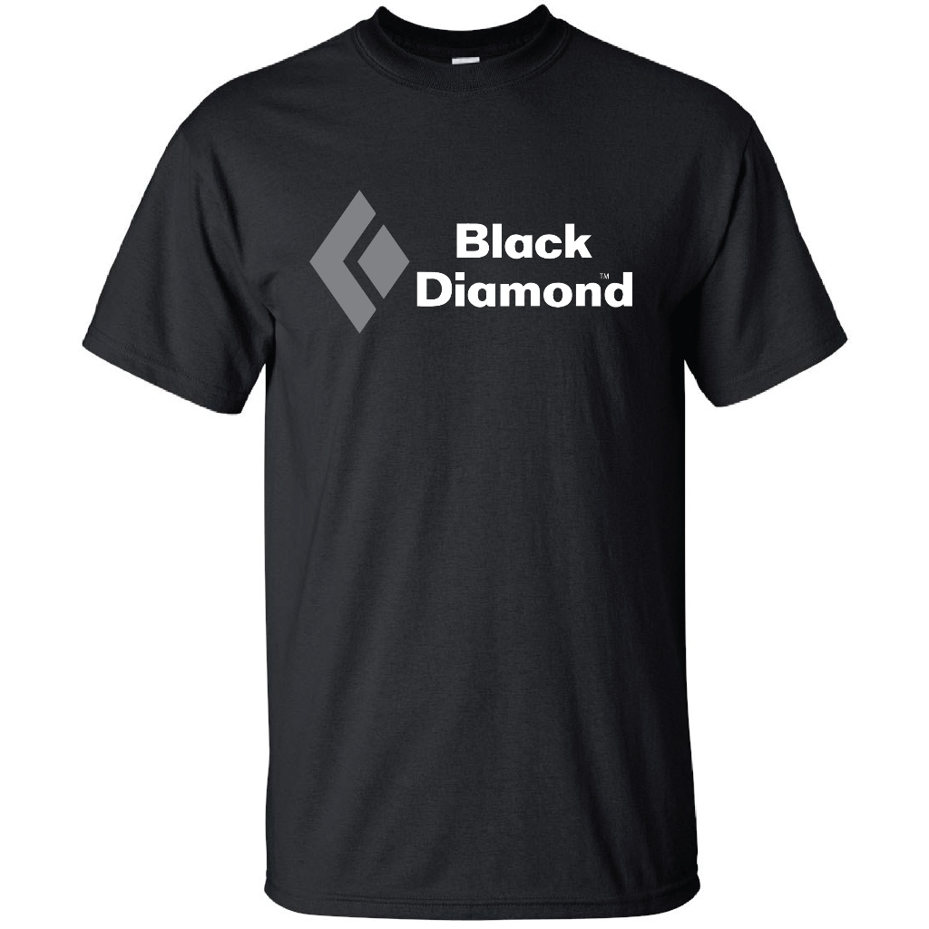 เสื้อยืด BLACK DIAMOND BLACK COTTON และ MICROFIBER