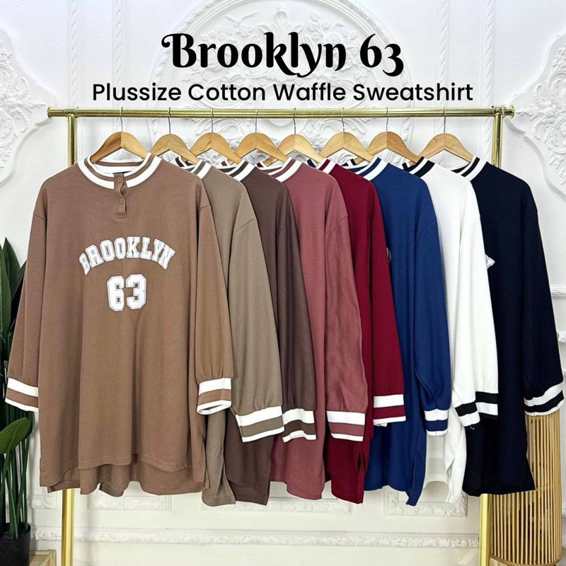 SWEASHIRT PLUS SIZE VIRAL ผู้หญิง MUSLIMAH BROOKLYN 63 SWEASHIRT - พลัสไซส์