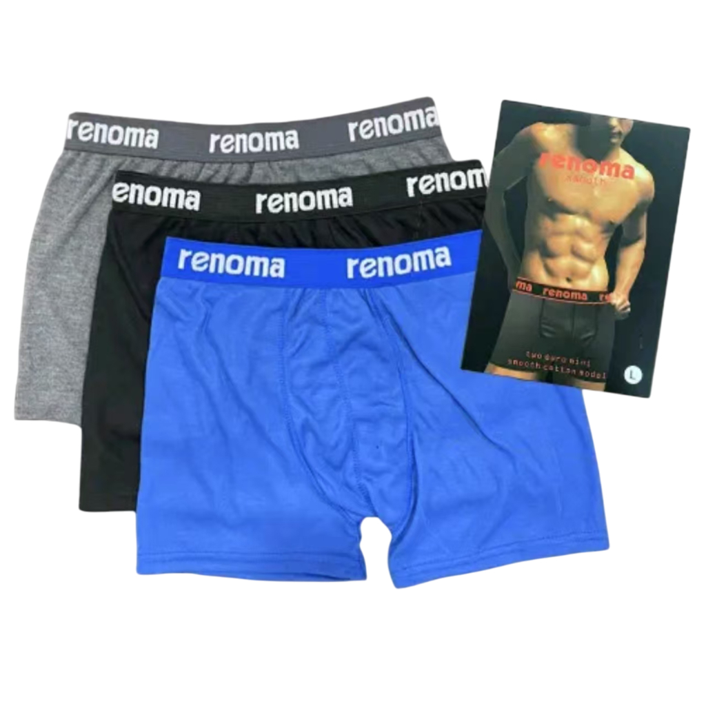 [3 ชิ้น] ผู้ชาย Boxer/ Seluar Boxer Lelaki ผู้ใหญ่/ Speender Lelaki/ ชุดชั้นในชาย/ Seluar Boxer Lela