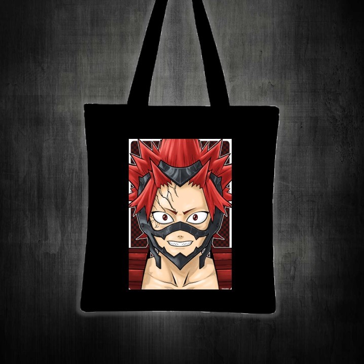 KIRISHIMA (HERO POTRAIT) ผ้าใบกระเป๋าหิ้วพิมพ์ลาย