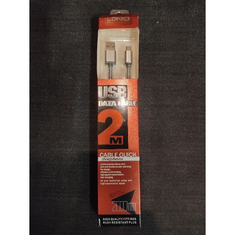 LDNIO USB Data Cable 2 เมตร
