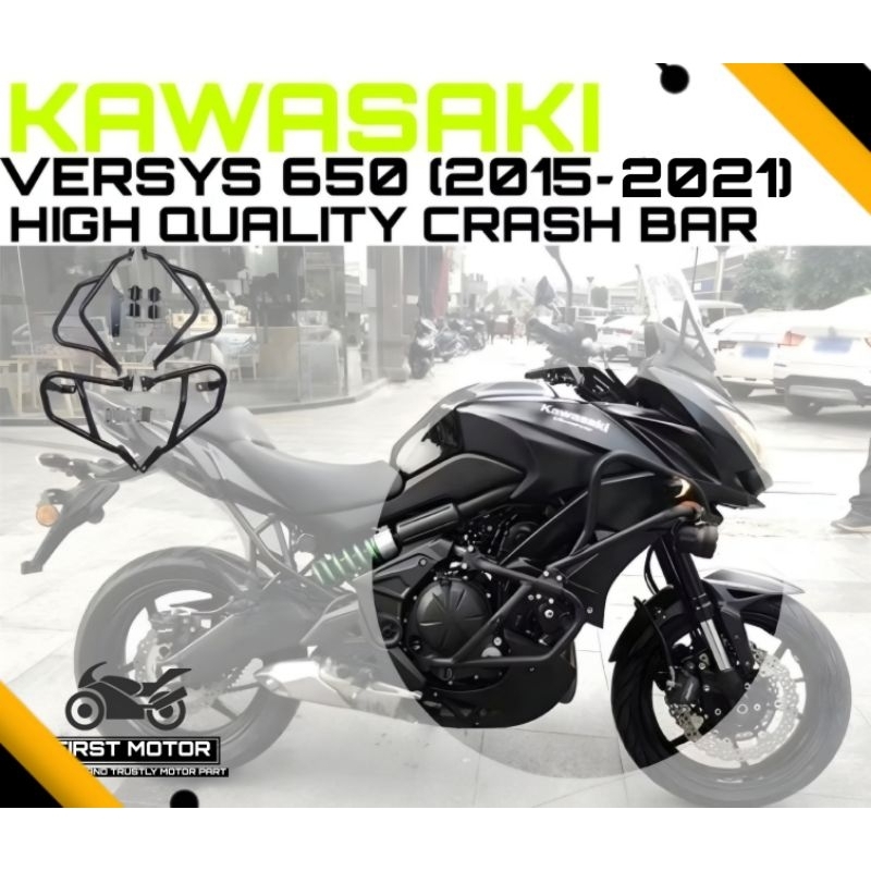 CRASH BAR KAWASKI VERSYS 650 VERSYS650 (2015-2021) คุณภาพสูง CRASH BAR CRASH BAR อุปกรณ์เสริมอุปกรณ์