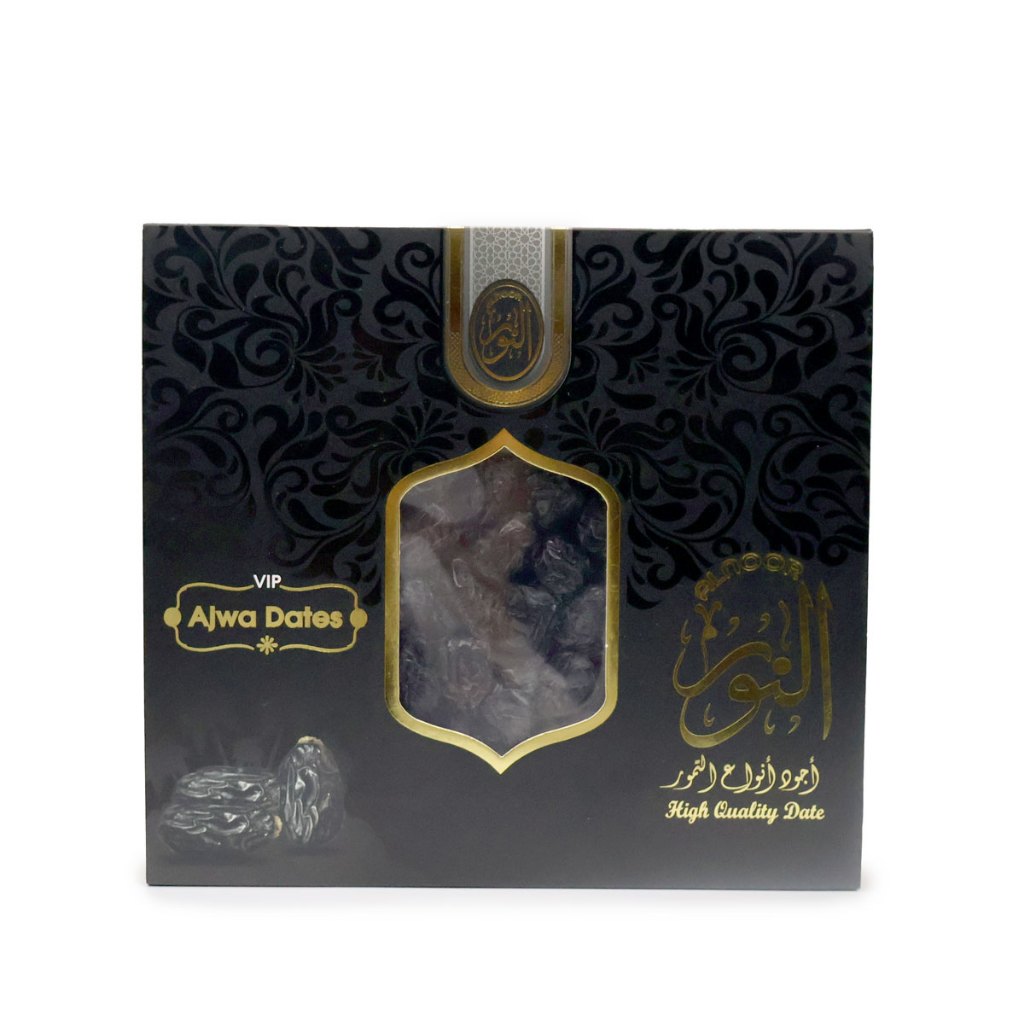 ALNOOR AJWA DATES VIP ,HIGH QUALITY SWEET DATES/KURMA { 250G/ 500G/ 1KG }