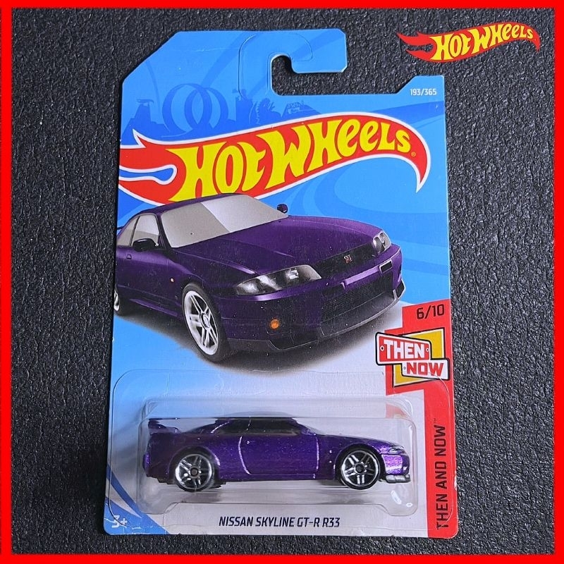 ล้อร้อน Nissan Skyline GT-R R33 สีม่วง Second Edition 2018 Hotwheels Nissan gtr r33 สีม่วง GTR33 JDM