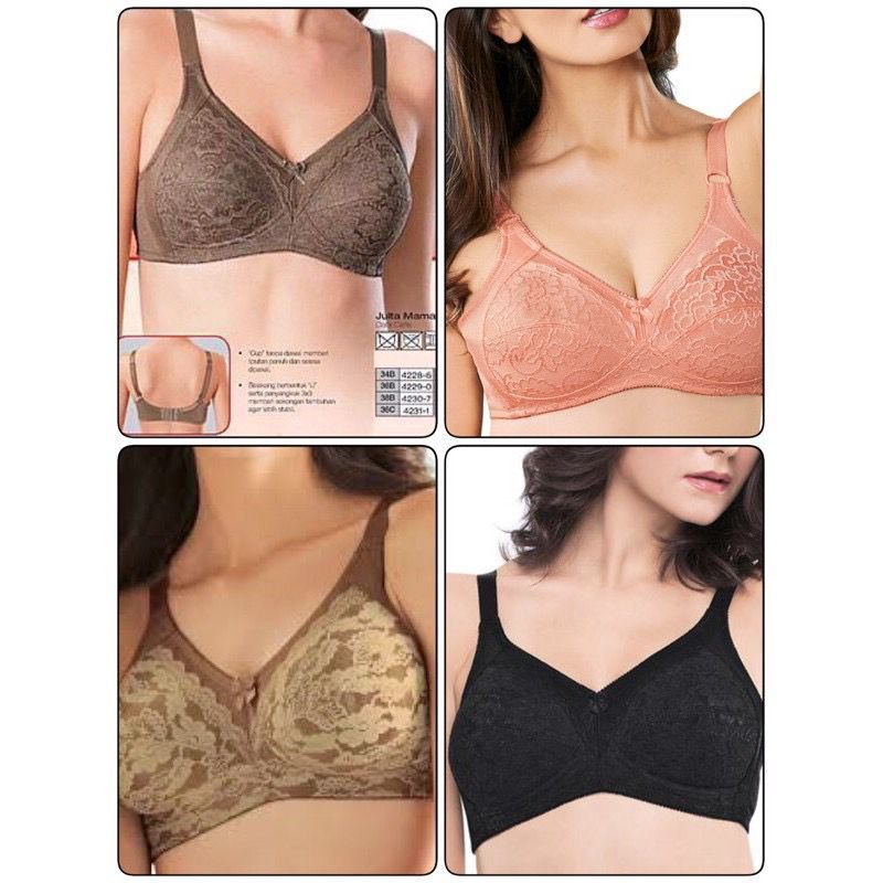 W* Bra AV Juita Mama Black,Spice,Dark Cafe tak adawai และสปาn<size 34B-42D