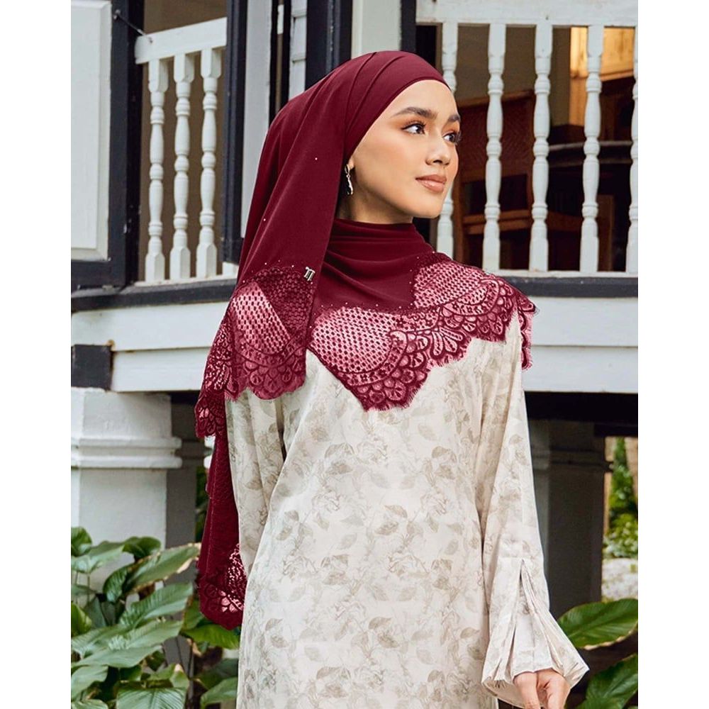 JANNA LACE CRYSTAL SHAWL NAELOFAR