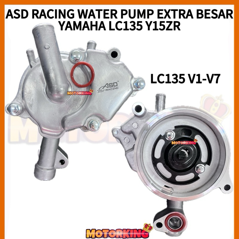 ASD RACING ปั๊มน้ํา ASSY YAMAHA LC135 V1-V7 LC 135 V1 V2 V3 V4 V5 V6 V7 PLUG N PLAY RACING ปั๊มน้ํา 