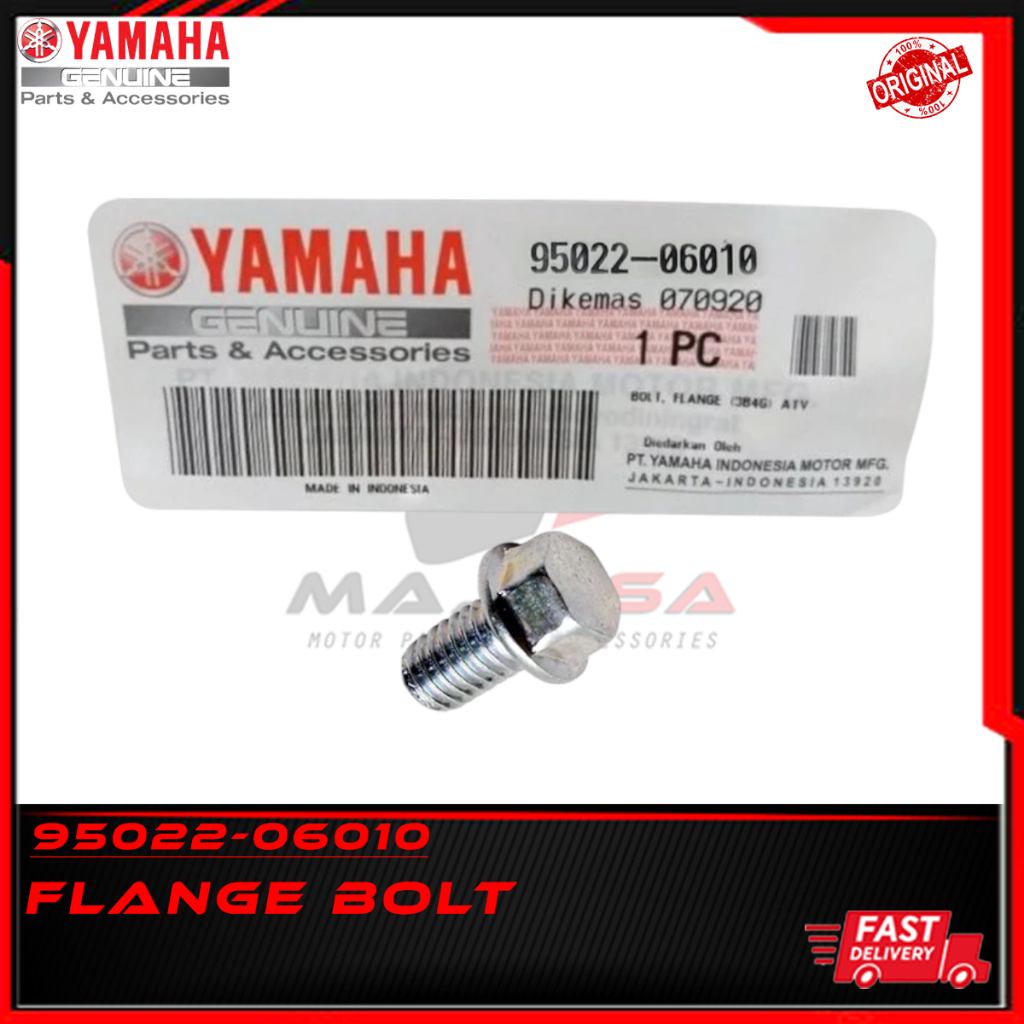 YAMAHA Y15ZR V1 ด้านหน้าเกียร์ล็อค CLAMP BOLT 95022-06010 WR155 WR 155 FLANGE BOLT CYLINDER HEAD
