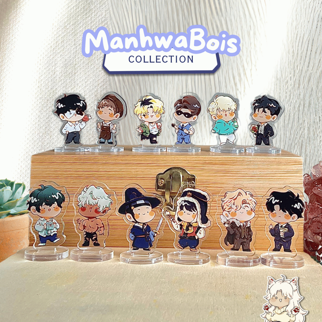 Lezhin ManHwa Bois Standee พวงกุญแจ สติ๊กเกอร์ไดคัท