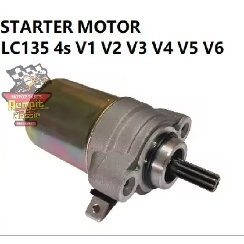 LC135 5SPEED STARTER มอเตอร์ SRL115 SRL115 FI LC135 V1 V2 V3 V4 V5 V6 V7 LC135 V8 FI RACING STARTER 