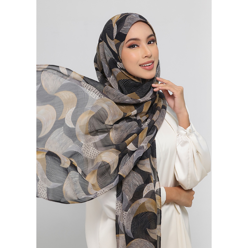 Bokitta- Hilal -ผ้าชีฟองพิมพ์ลายพลัส