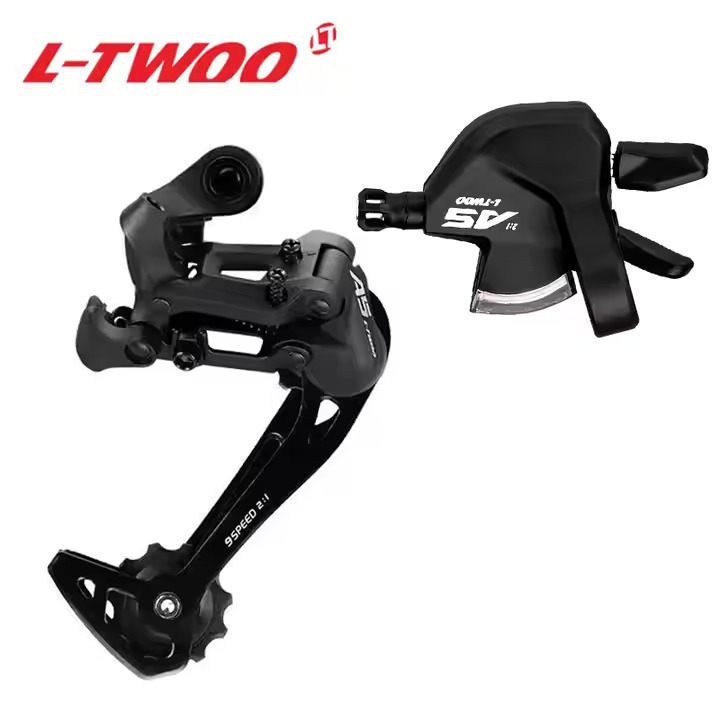 LTWOO A5 9 Speed Derailleur ด้านหลัง+คันเกียร์ Trigger Right Shifter (พร้อมจอแสดงผลเกียร์ออปติคอล)