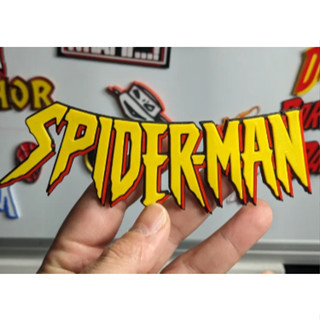 Spiderman 3D Logo หรือแม่เหล็กติดตู้เย็น (Ver 3)