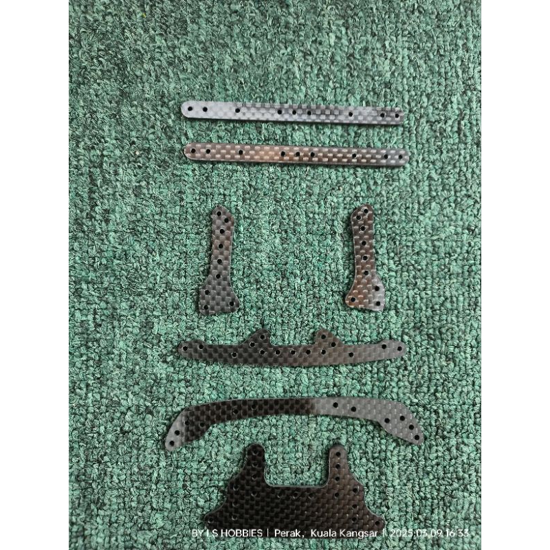 Tamiya เลียนแบบ SFM Hg Carbon Frp ชุด