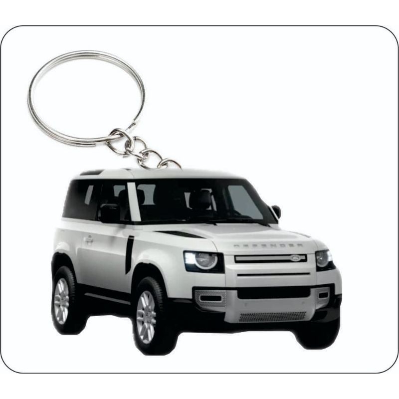 พวงกุญแจ 2 มิติ Land rover defender 90