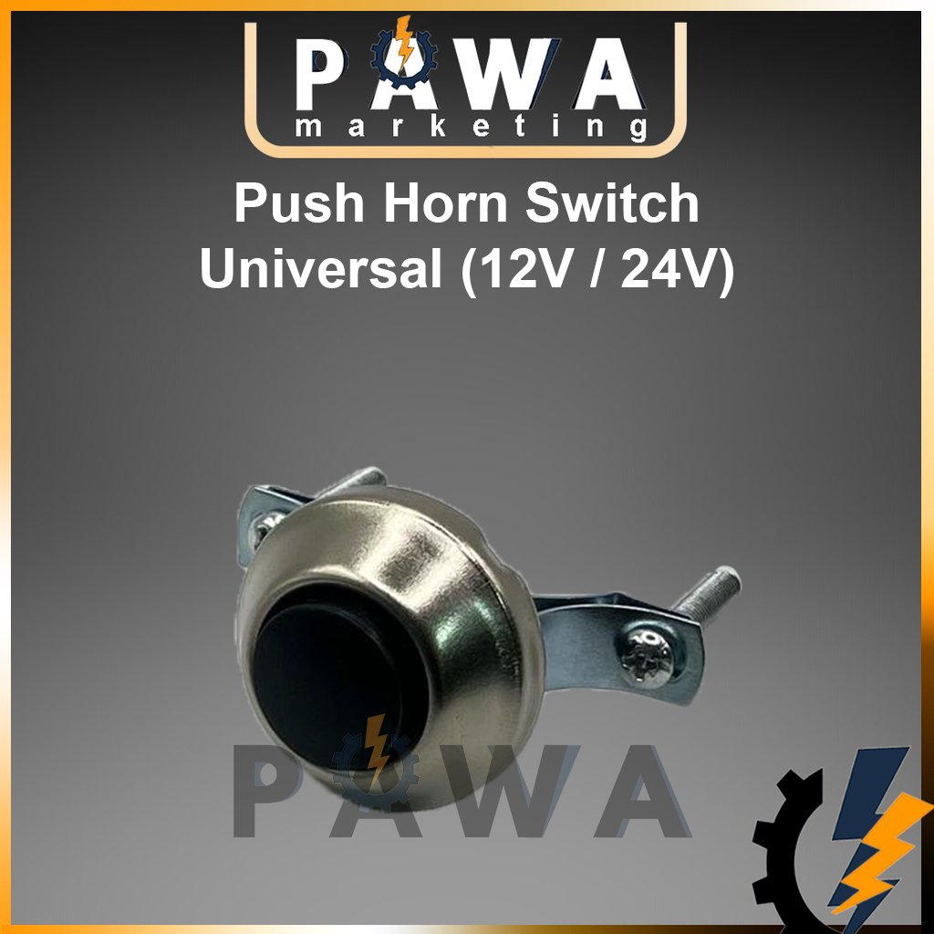 Votec Universal Push Switch สวิตช์ปุ่มแตรแบบกด 12V 24V รถบรรทุกรถบรรทุกรถบรรทุก
