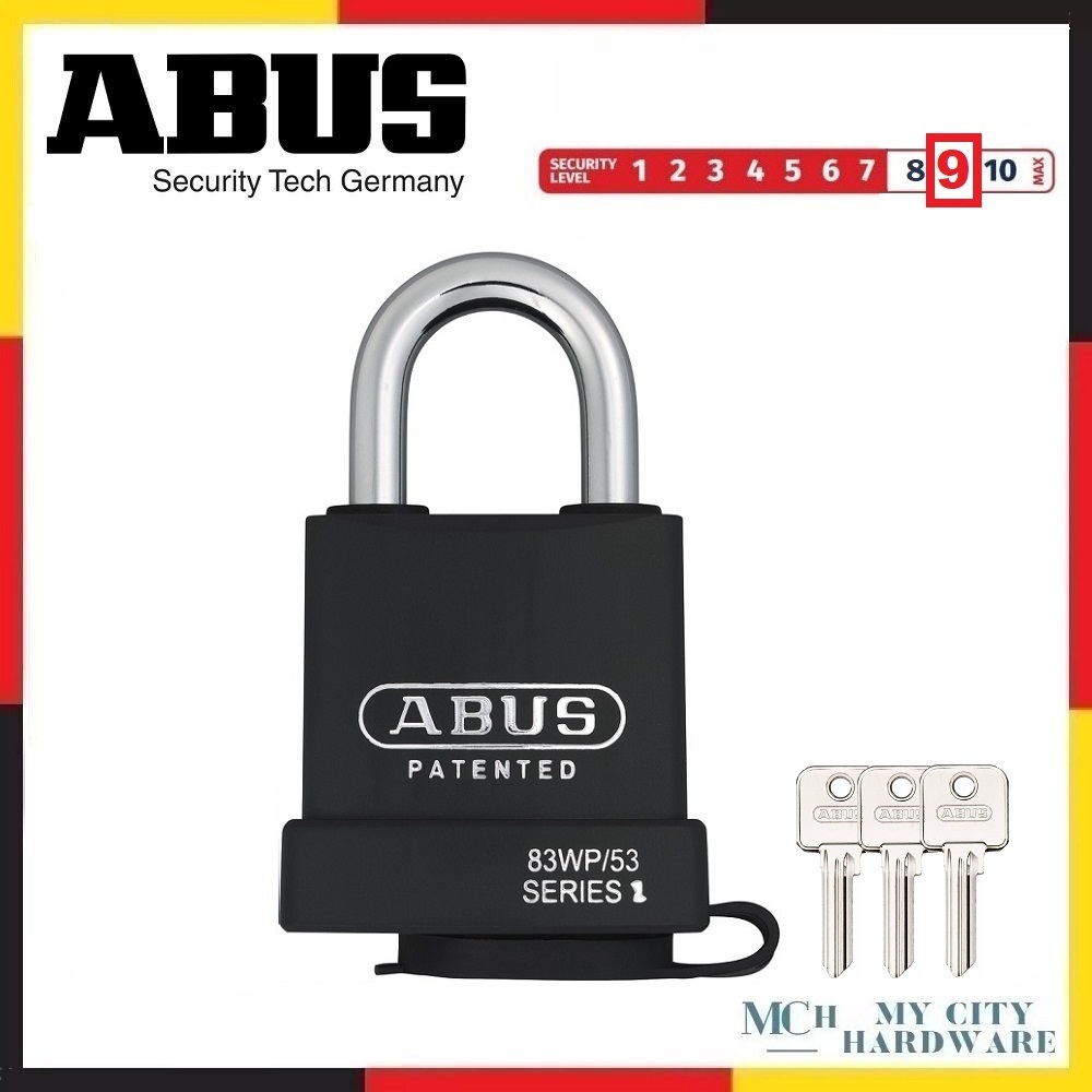 Abus 83WP/63 63 มม. กุญแจป้องกันสภาพอากาศเหล็กแข็งมาก