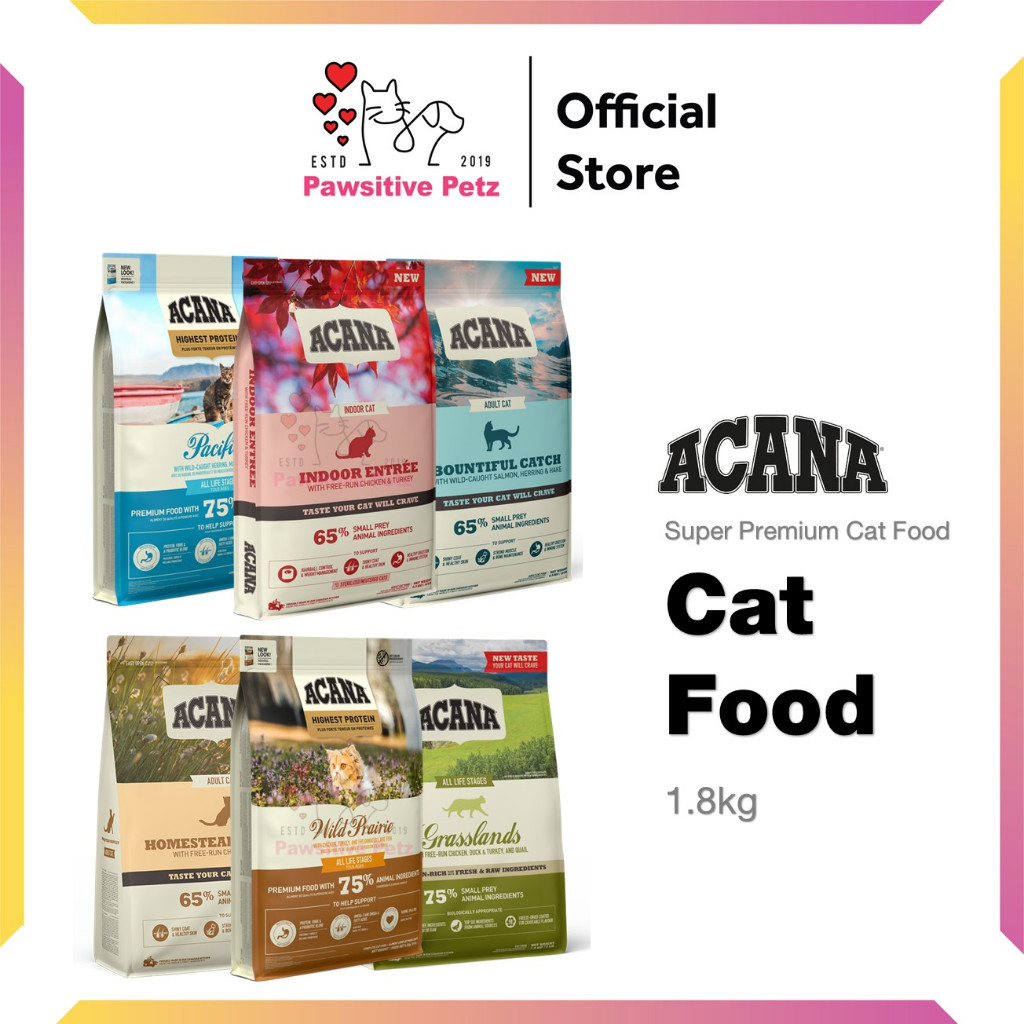 Acana Cat Food 1.8kg Super Premium Cat Food Makan Kucing Super Premium Highest Protein