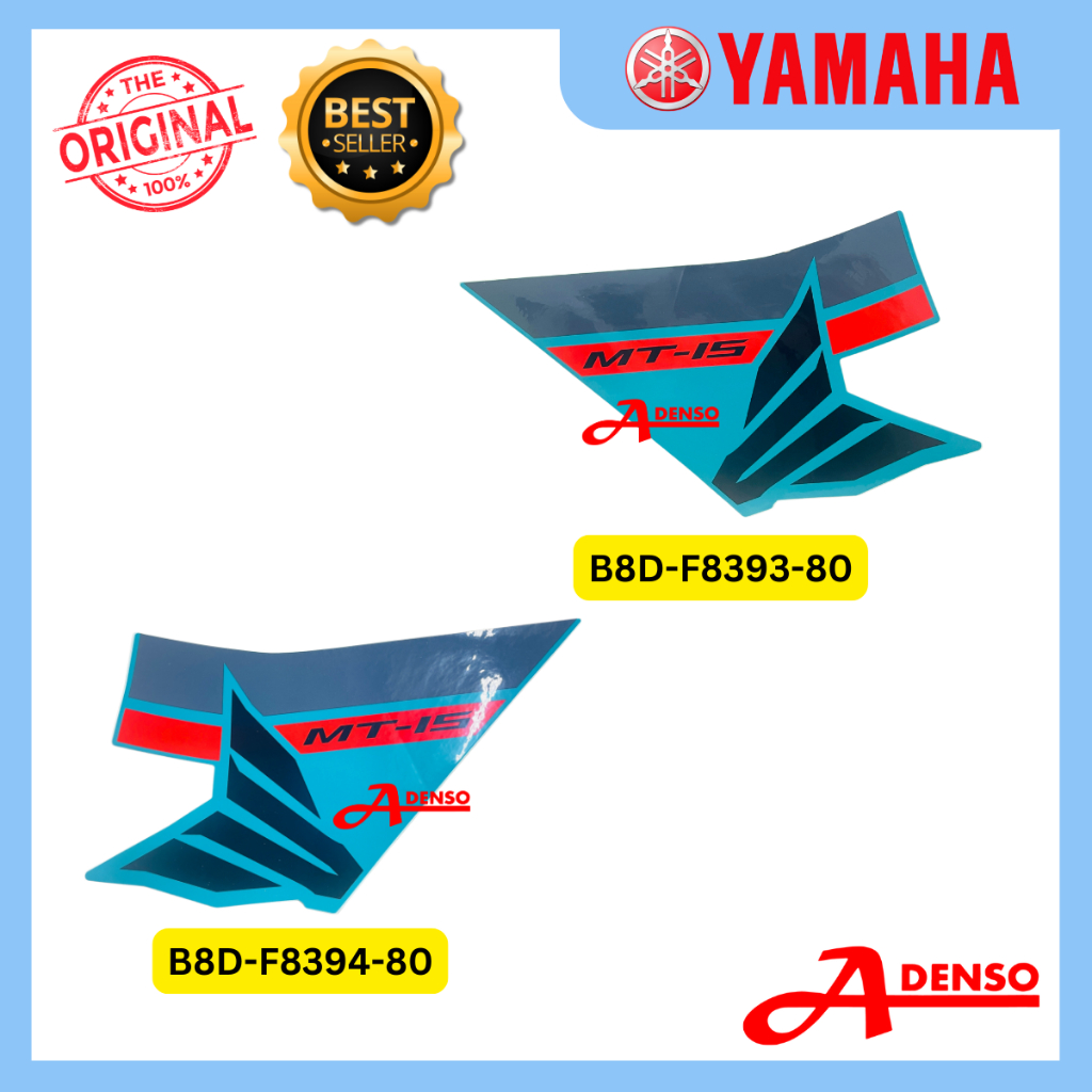 MT15 GRAPHIC AIR SCOOP 3 & 4, COVER TANK PANEL (ORIGINAL100%YAMAHA) B8D-F8394-80 RH