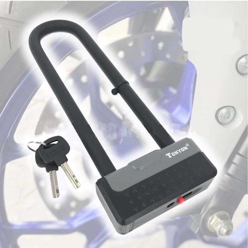 TONYON ส้อมล็อค Heavy Duty Security ล็อคโซ่รถจักรยานยนต์ Motosikal มอเตอร์ Kunci Rantai ULock U ล็อค