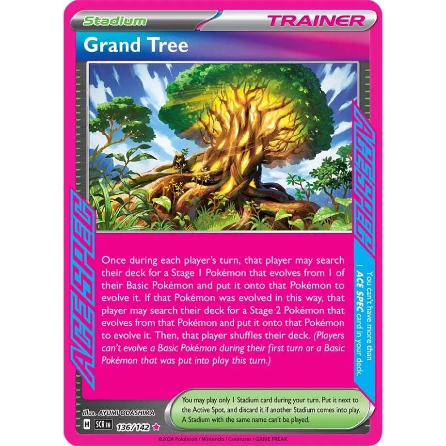 Grand Tree - Ace - Pokemon Stellar Crown Singles