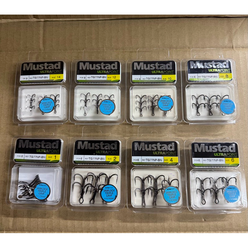 MUSTAD ULTRA POINT (TG77NP-BN) TRIPLE HOOK