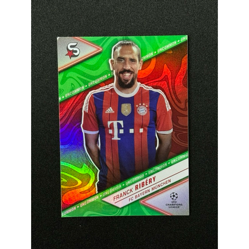 Frank Ribery Green Parallel Uncommon Shiny 2023/24 Topps Superstar