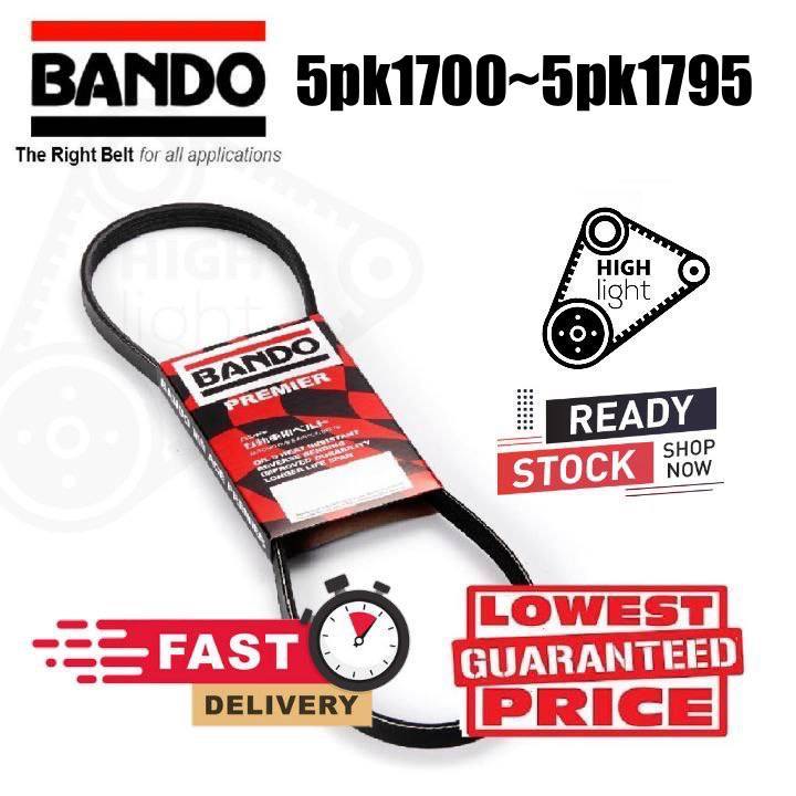 5PK 1700 1745 1750 765 Bando พัดลมเข็มขัด 5PK1700 5PK1745 5PK1750 5PK1765