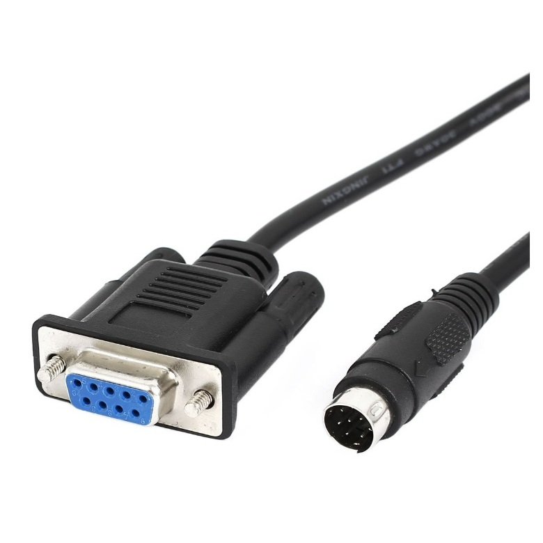 เปลี่ยน GPW-CB02 GPW-CB03 RS232 DB9 9pin หญิงชาย 8pin Mini Din Converter PLC สาย GP Proface