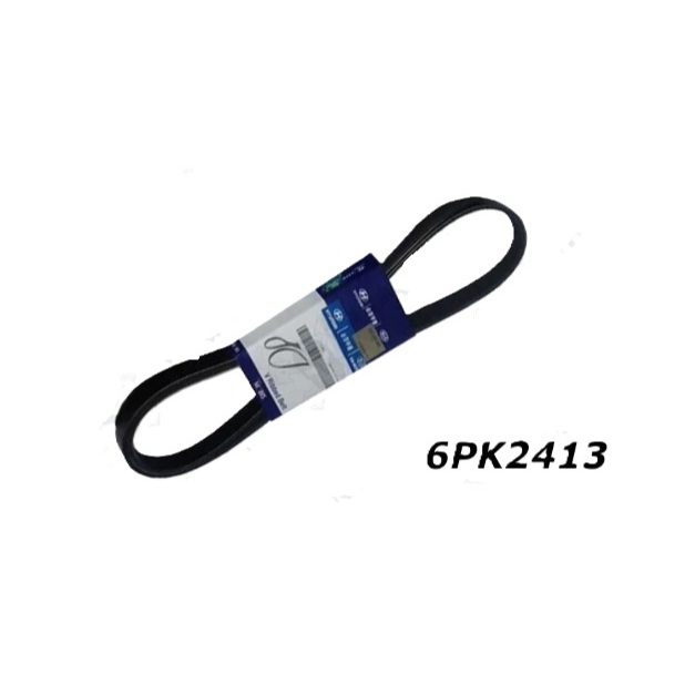 Kia Hyundai Fan Belt 25212-2F310 สําหรับ Kia Sorento UM 2.2 2016 Hyundai Santa Fe DM 2.2 2014 - 6PK2