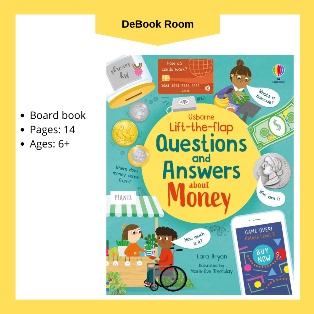 Usborne Lift-the-flap Questions และคําตอบเรื่องเงิน