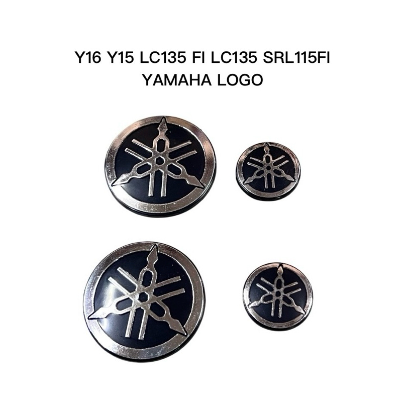 YAMAHA LOGO BIG SMALL SET Y16 Y15 LC135 LC135 FI V8 SRL115FI