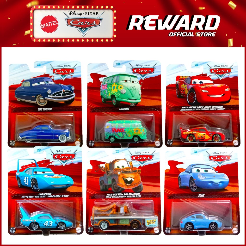 Mattel Disney Pixar Cars Assortment DXV29 / Metal Diecast / Toy / Cars ราคา ถูกที่สุด ดีลบีเคเค แกลเลอรีภาพที่ 2